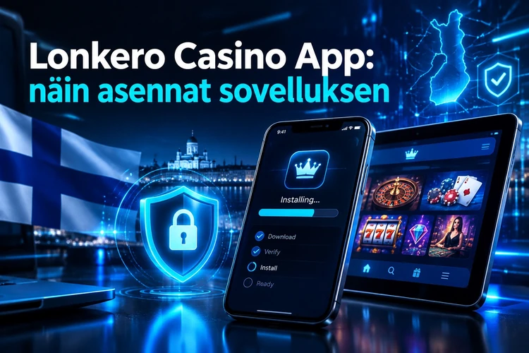 App Lonkero Casino: näin asennat sovelluksen