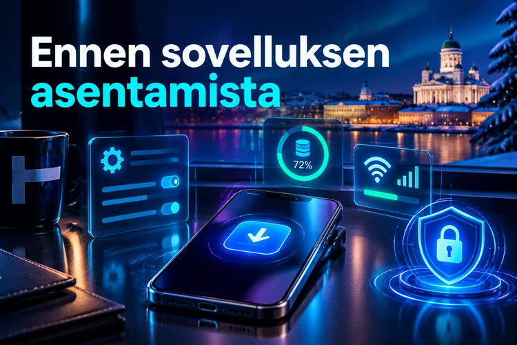 Ennen sovelluksen asentamista