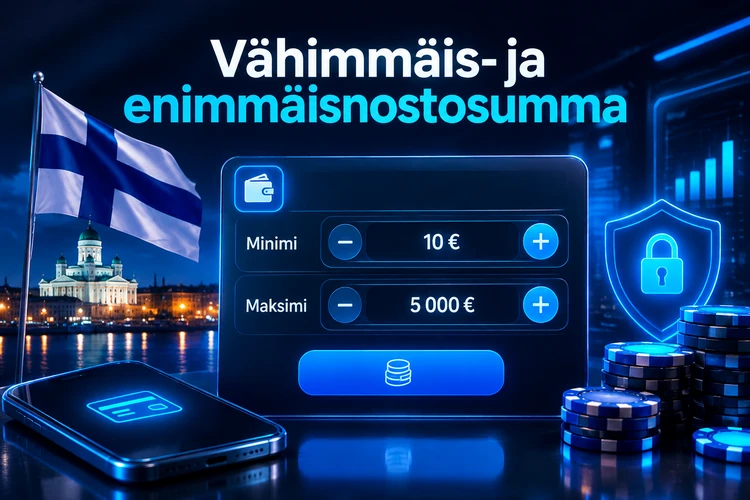 Vähimmäis- ja enimmäisnostosumma