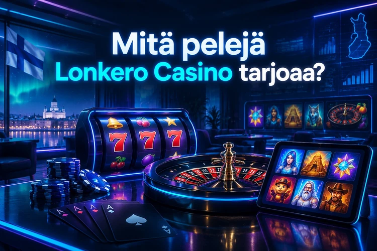 Mitä pelejä Lonkero Casino tarjoaa?